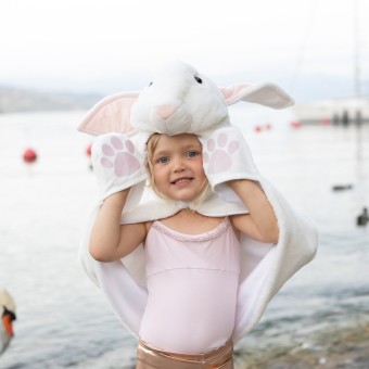 bunny cuddle cape (2-3 jr)