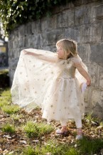 golden glam party dress (5-6 jr)