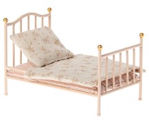 maileg vintage bed, mouse - rose