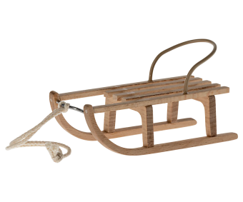 maileg sled, mouse