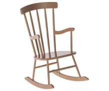 maileg rocking chair, mini - dark powder