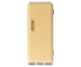 maileg miniature fridge - yellow