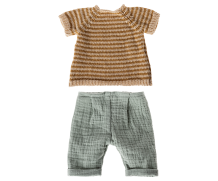 maileg knitted shirt & pants, size 3