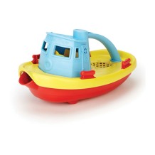 blue tugboat - green toys