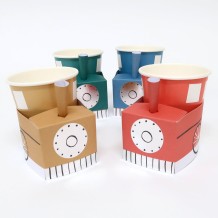 meri meri train cups