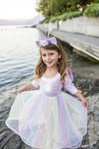 alicorn dress, wings & headband (3-4 yrs)