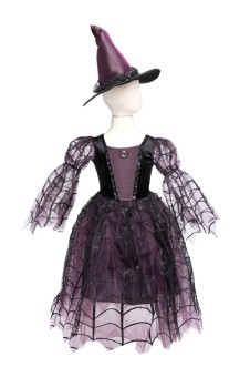 amethyst the spider witch dress & hat (5-6 yrs)