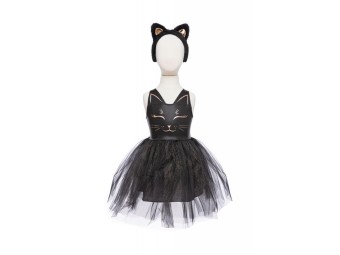 black cat dress & headpiece (3-4 yrs)