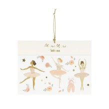 meri meri ballerina tattoo, large