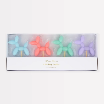 meri meri balloon dog candles