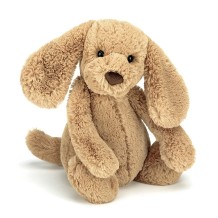 jellycat knuffel bashful toffee puppy, medium