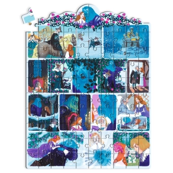 djeco story puzzle - beauty and the beast