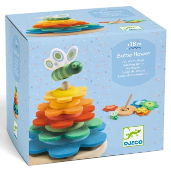 djeco stacking game - butterflower