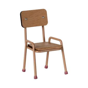 maileg chair, mouse - dark powder