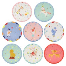 meri meri circus side plates