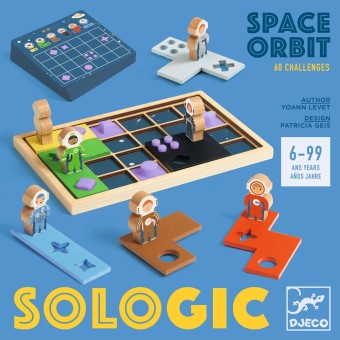 djeco puzzle game sologic - space orbit