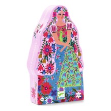 djeco puzzel - de prinses en haar pauw (36 st)