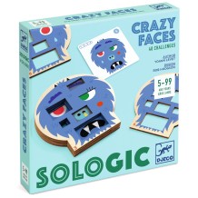 djeco spel sologic - crazy faces