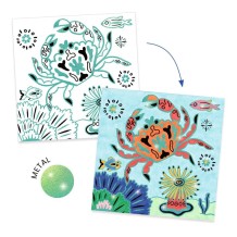 djeco colouring surprise - under the sea