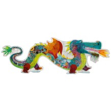 djeco puzzel - leon de draak (58 st)