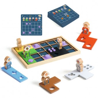 djeco puzzelspel sologic - space orbit