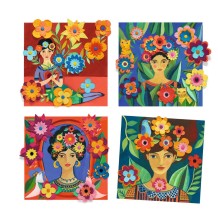 djeco knutselset - bloemen frida kahlo