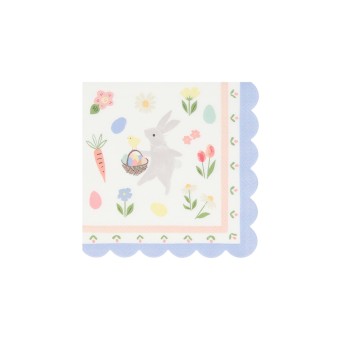 meri meri easter bunny napkins, small