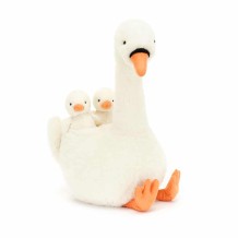 jellycat knuffel featherful swan