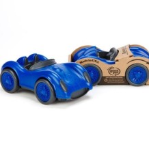 green toys racing car - blue
