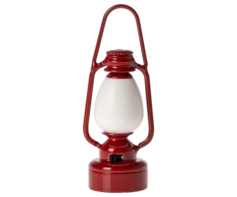 maileg vintage lantern, mouse - red