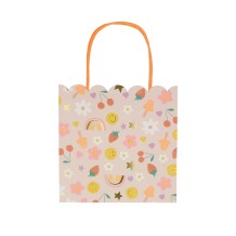 meri meri happy face icons party bags