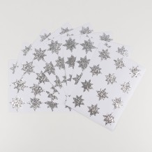 meri meri silver eco glitter star stickers