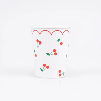 meri meri cherry pattern cups 