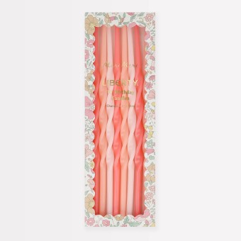 meri meri liberty pink colors party candles 