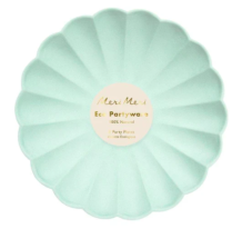 meri meri mint simply eco plates, small