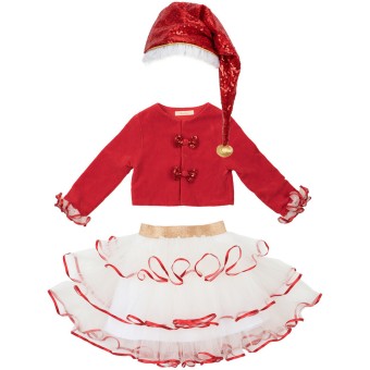 meri meri santa's little helper costume (3-4 jr)