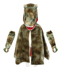 grandasuraus t-rex cape with claws (4-6 jr)