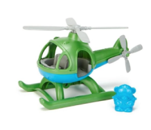 green helicopter - green toys