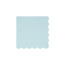 meri meri summer sky blue napkins, small