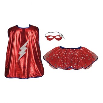 superhero tutu, cape & mask (6-8 jr)