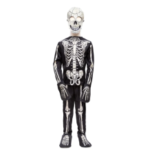 glow in the dark skeleton shirt, pants & mask (5-6 jr)