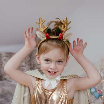 holiday rudolph headband