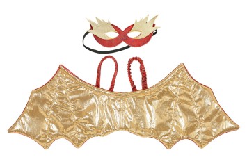 souza red dragon wings & mask