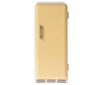 maileg miniature fridge - yellow