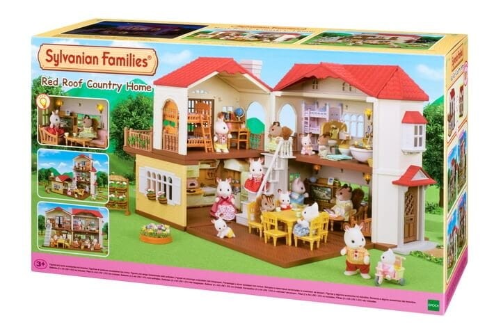 sylvanian families red roof country home