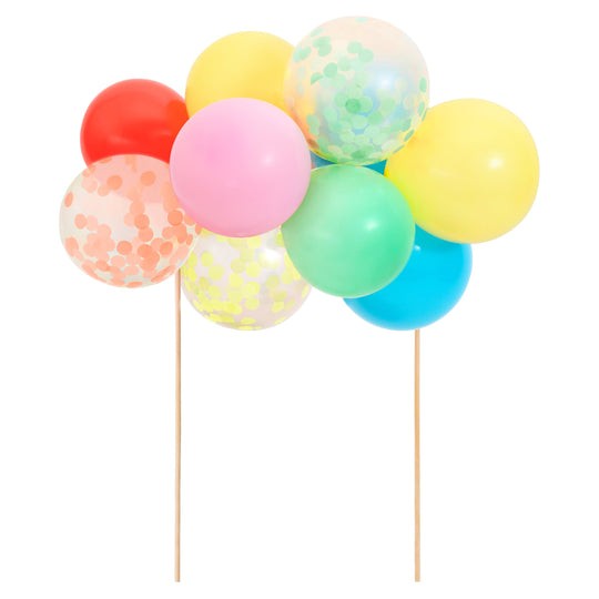 meri meri rainbow balloon cake topper