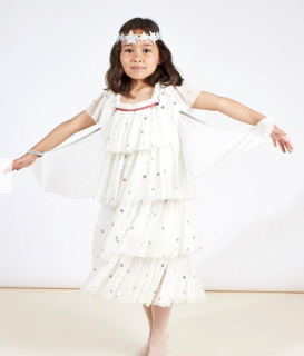 meri meri sequin tulle angel costume (5-6 jr)