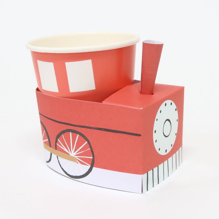 meri meri train cups