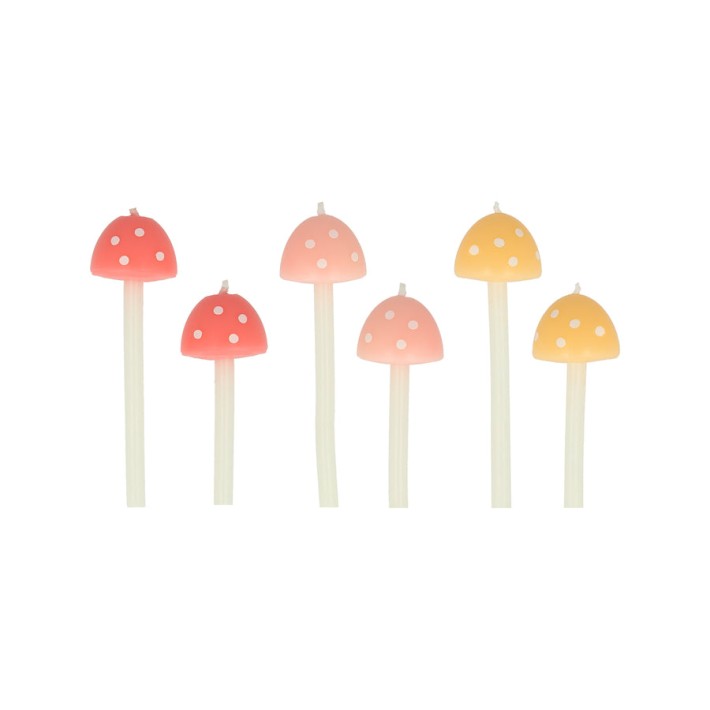 meri meri mushroom birthday candles