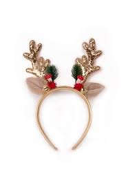 holiday rudolph headband